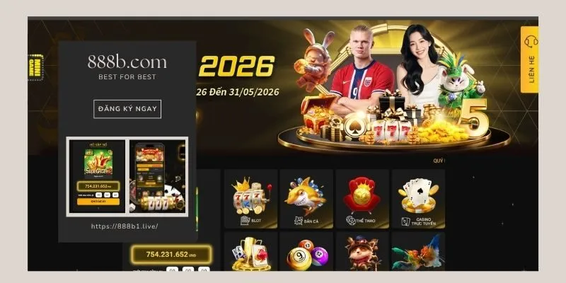 Giới thiệu tổng quan về thương hiệu giải trí trực tuyến 888B